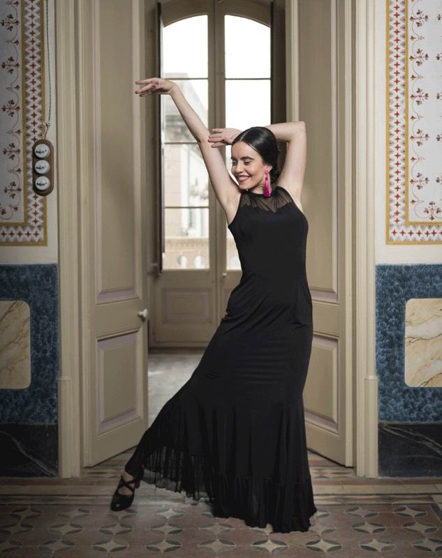 Robe pour la Danse Flamenco modèle Marville. Davedans